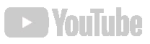 Logotipo blanco de YouTube con el icono de reproducción