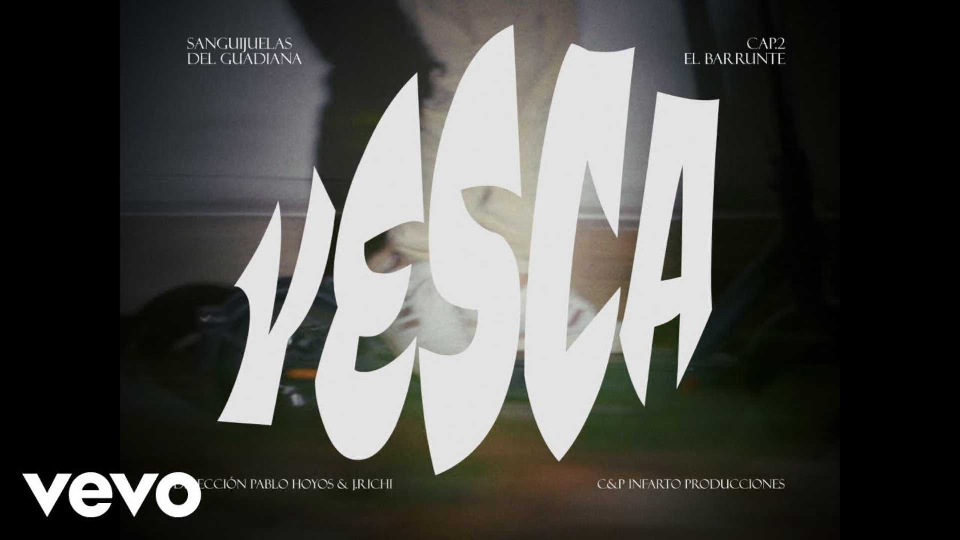 Portada del capítulo 2, “El Barrunte”, de Sanguijuelas del Guadiana, con el título “Pesca” en letras blancas y el logotipo de Vevo